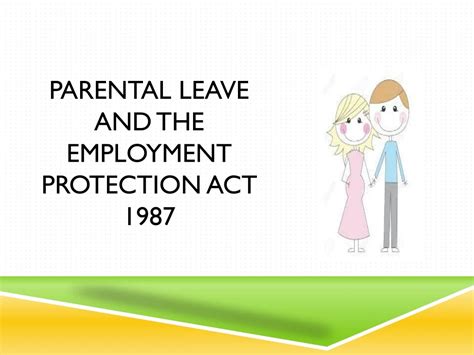 parental leave act 1987